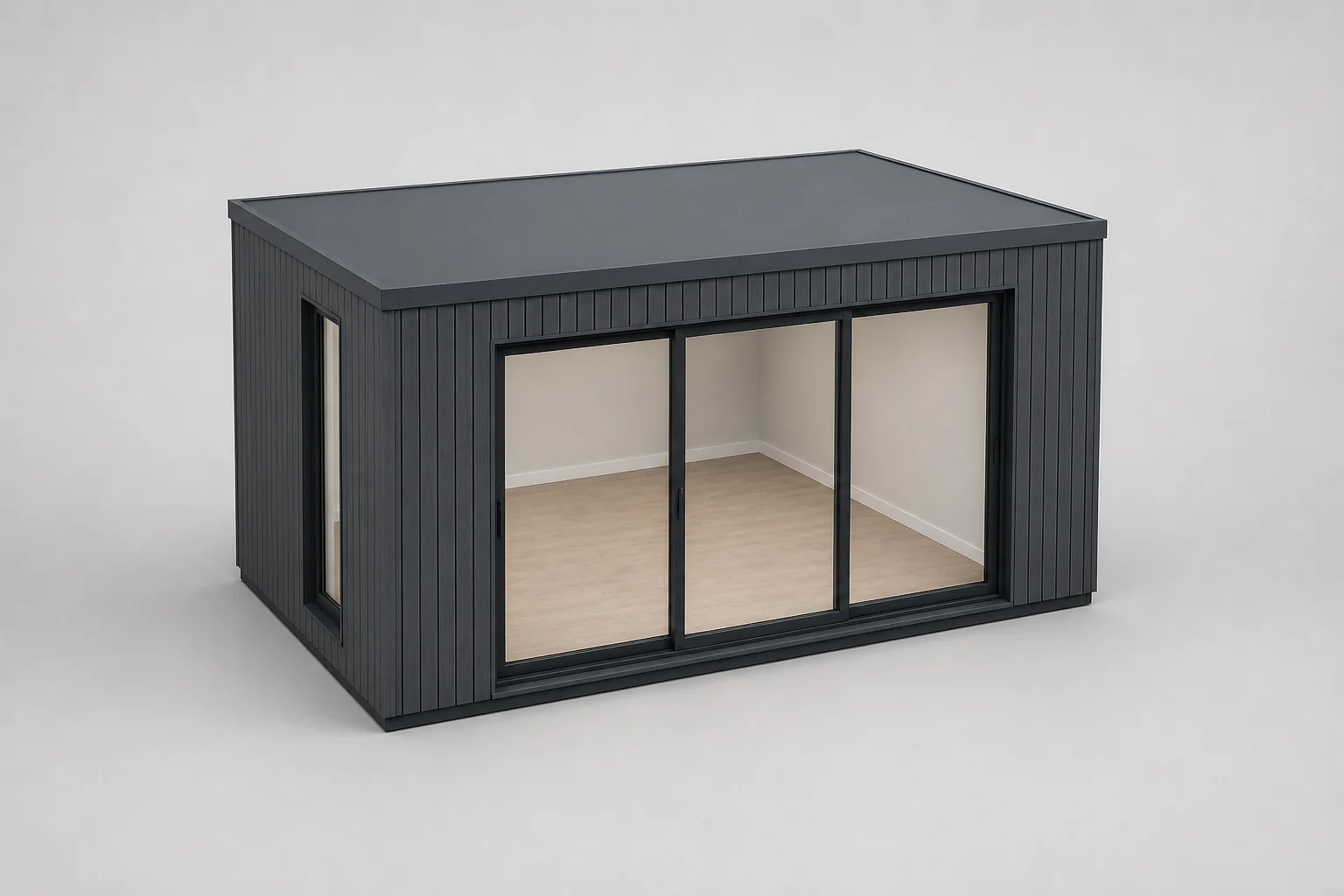 Widok 3D produktu konfigurowalnego (pergola) ilustrujący: Nowa Zelandia: dedykowane oprogramowanie konfiguratora 3D i wdrożenie.
